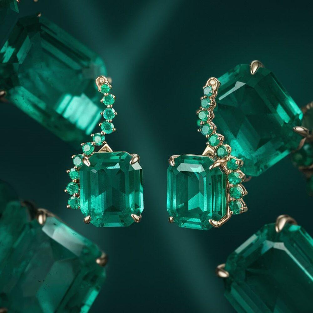 Biżuteria z szmaragdami