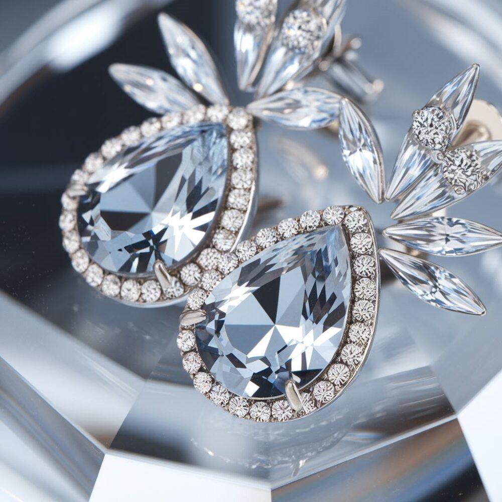 Kolczyki sople srebrne