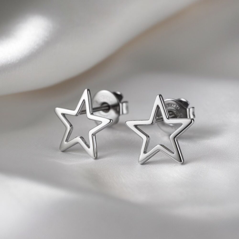 Nowoczesne kolczyki stalowe