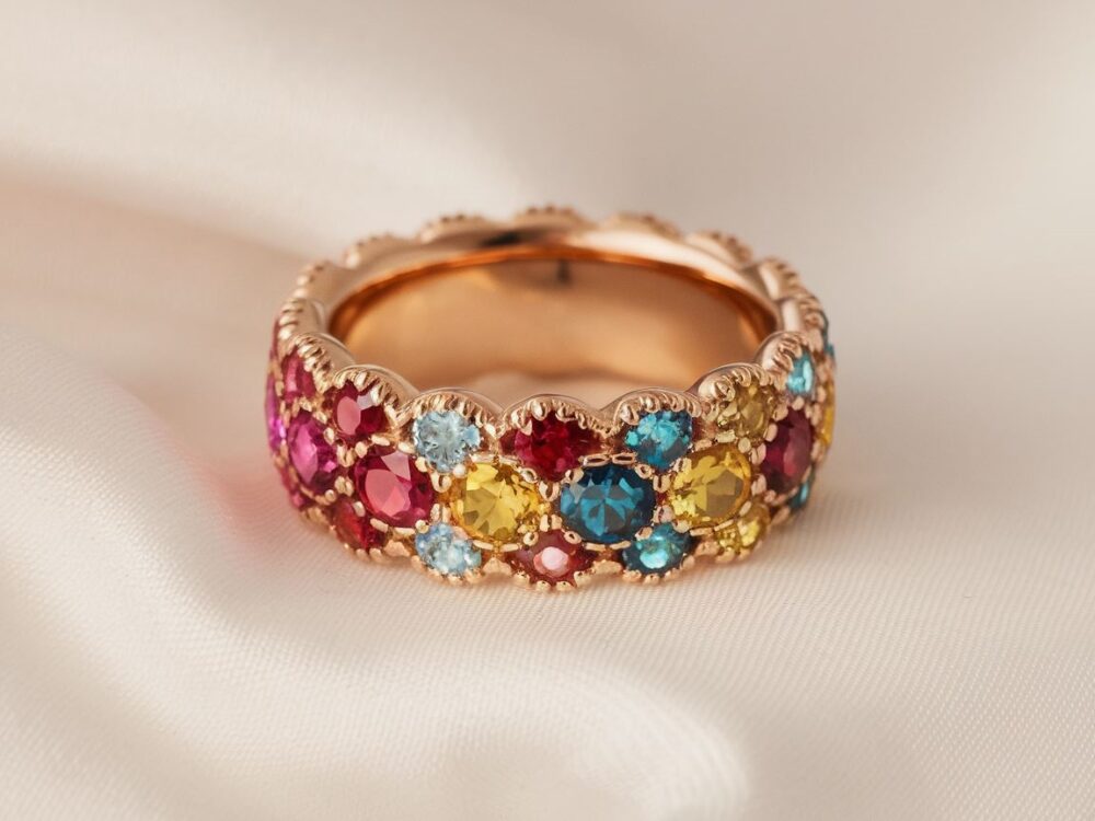 barwna obrączka