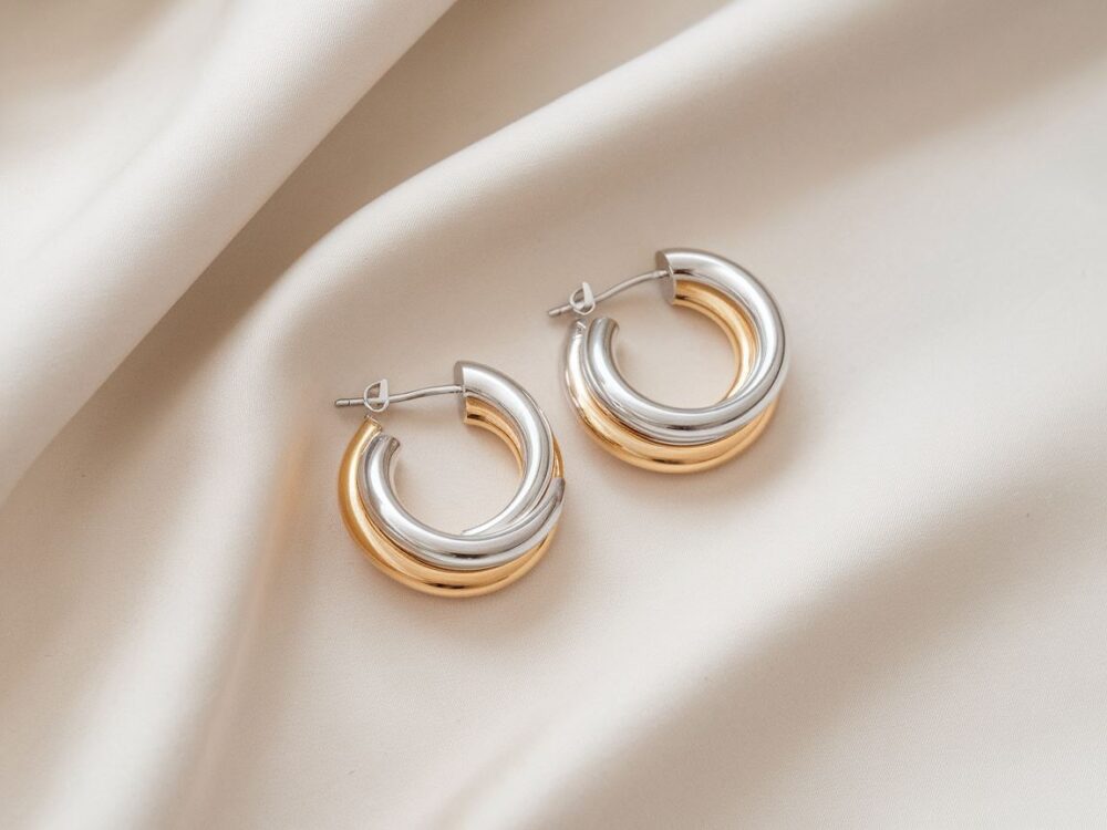 biżuteria dwa kółka