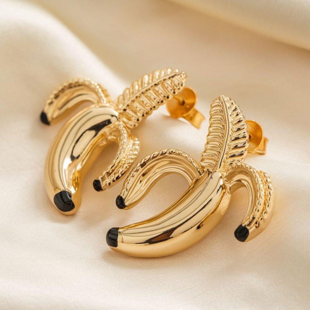 biżuteria w kształcie banana