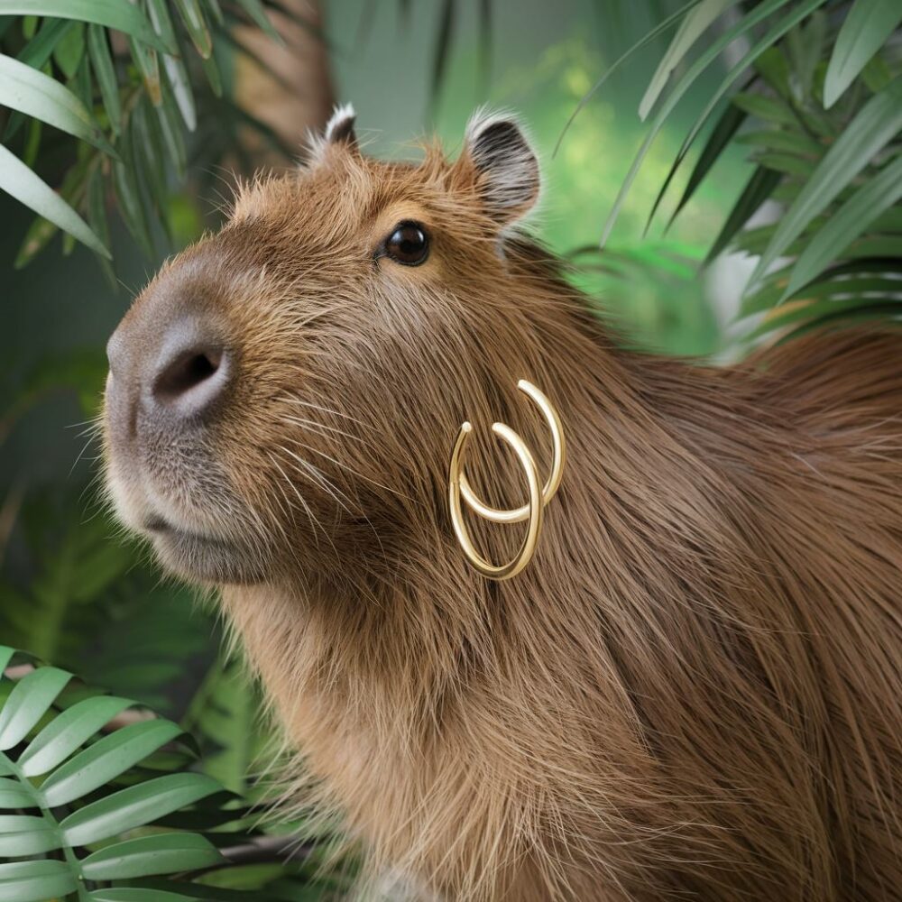 biżuteria z kapibarą