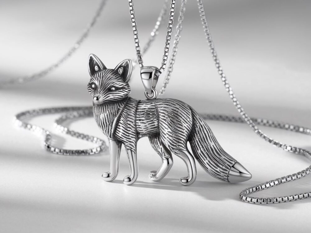 biżuteria z motywem lisa