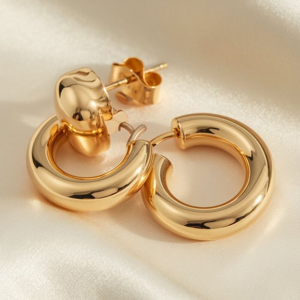 biżuteria złote kolczyki