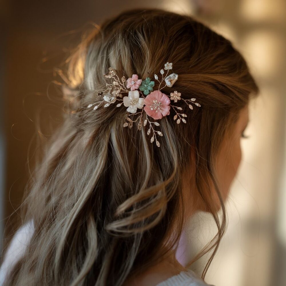 biżuteryjne szpilki na białym tle