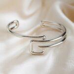 bransoletka stal chirurgiczna srebrna