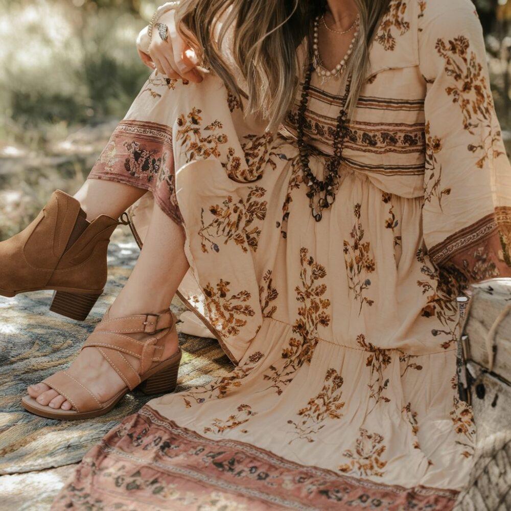 buty do sukienki boho