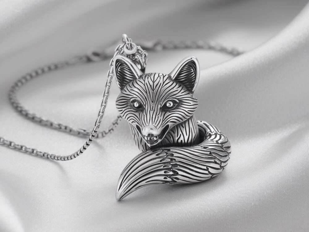 delikatny naszyjnik zwierzęcy