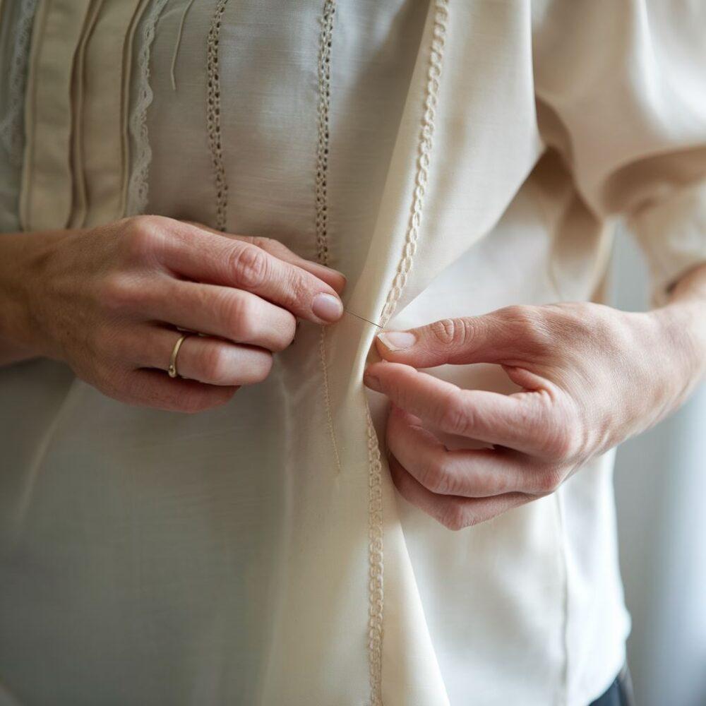 dodatkowy materiał przy bluzce