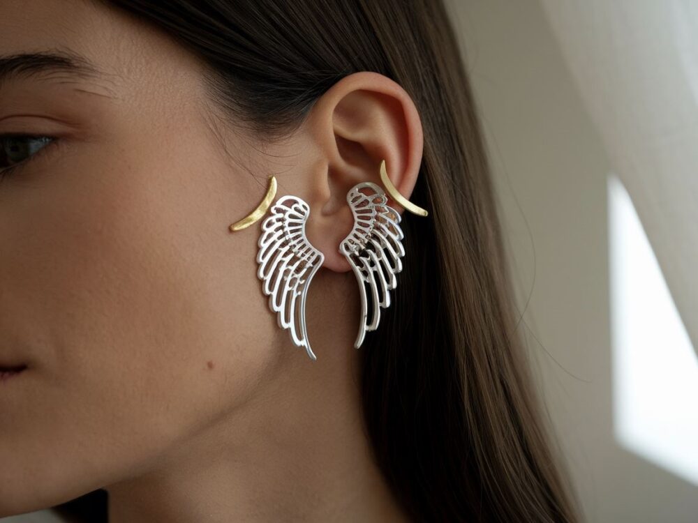 eleganckie kolczyki nausznice