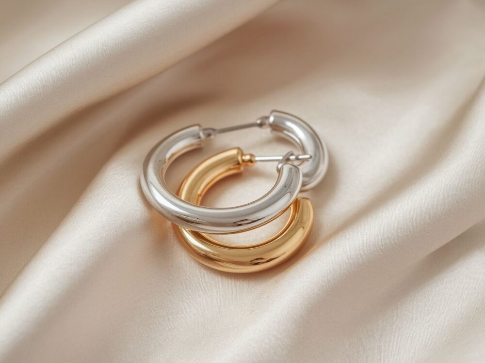 eleganckie kolczyki okrągłe