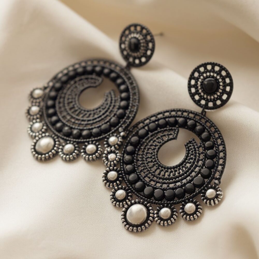 kolczyki z frędzlami boho