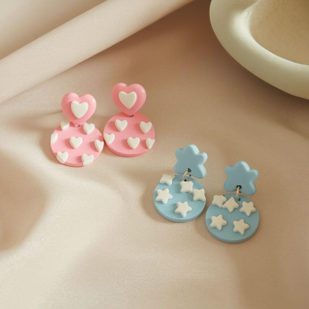 kolorowe kolczyki dla najmłodszych