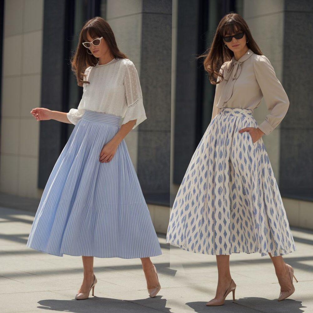 modna bluzka do spódnicy