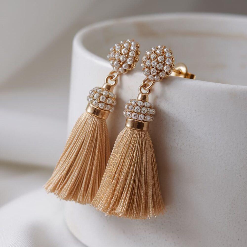 modne kolczyki złote