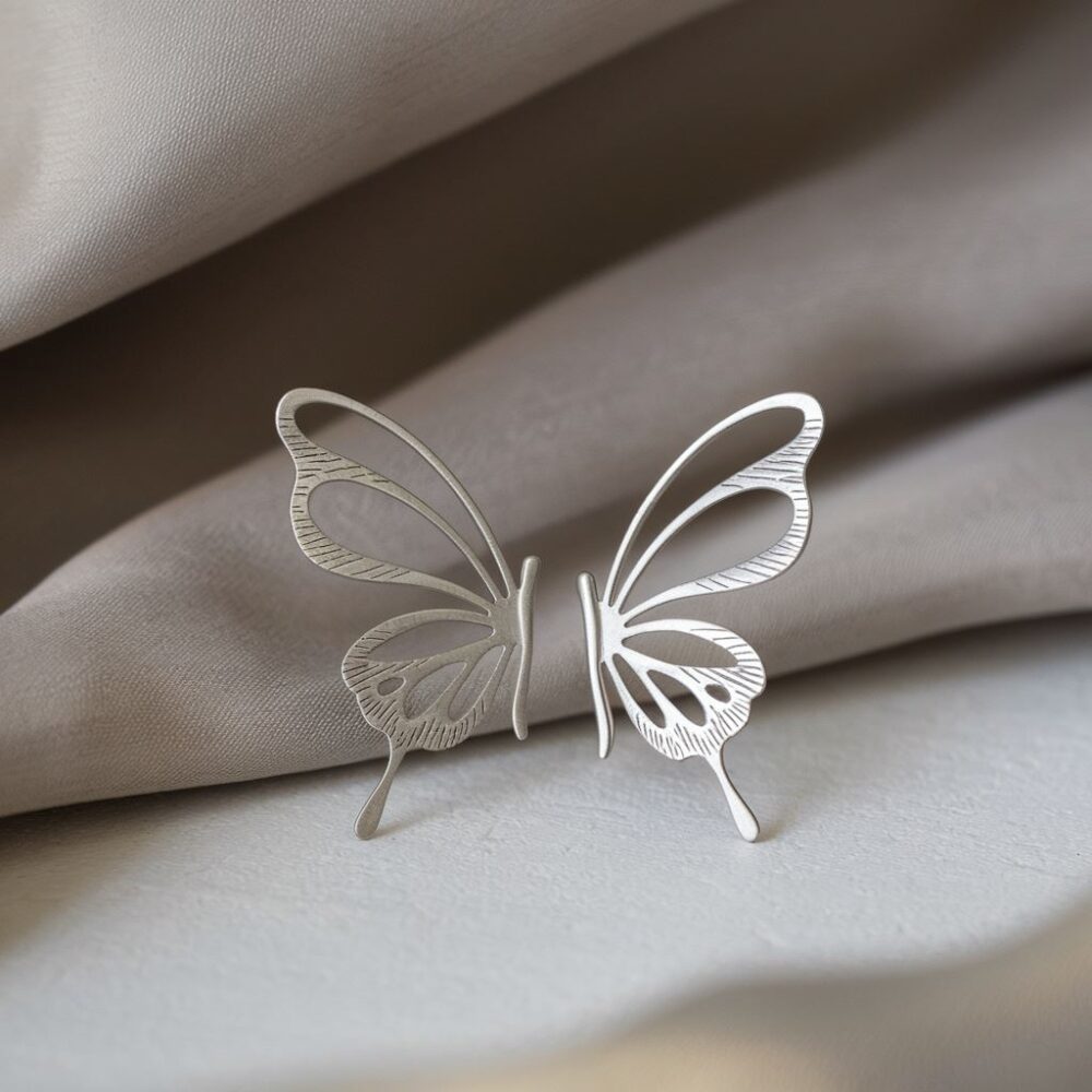 motylkowe kolczyki damskie