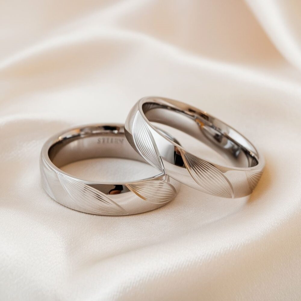 nowoczesne obrączki dla zakochanych