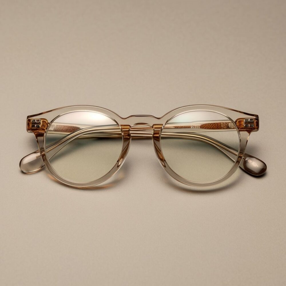 okulary zerówki retro