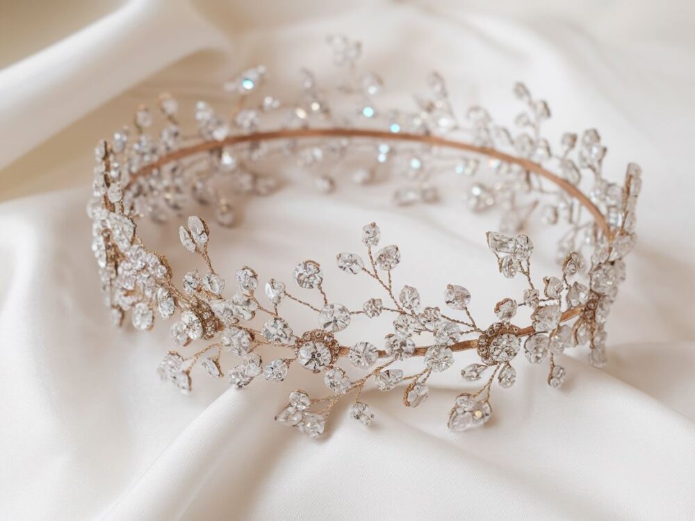 opaska z kryształkami