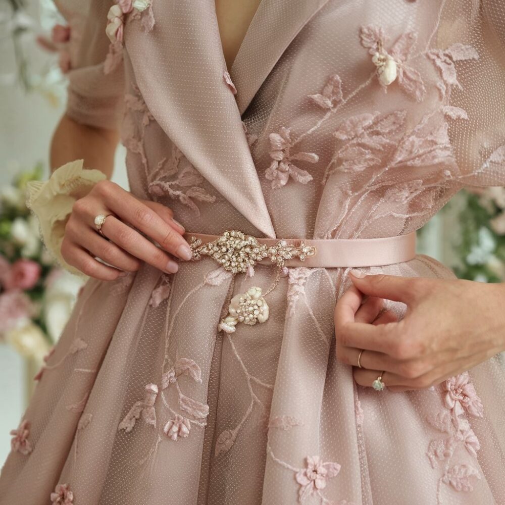 pasek do sukienki ślubnej