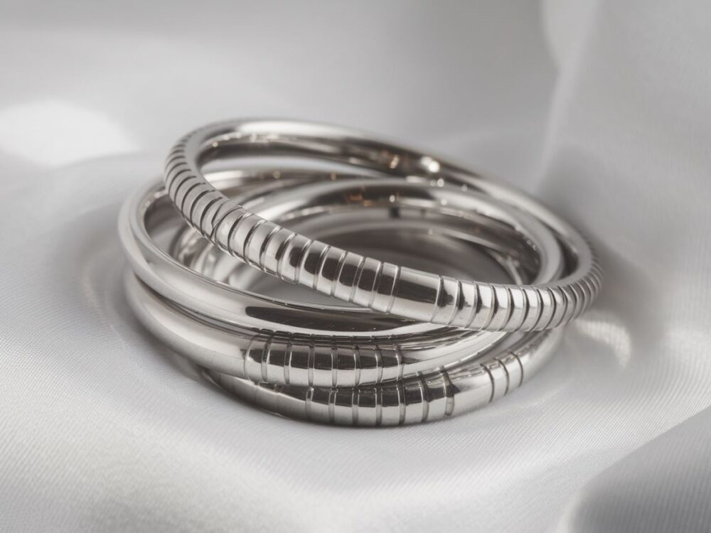 pierścionki srebrne nowoczesne