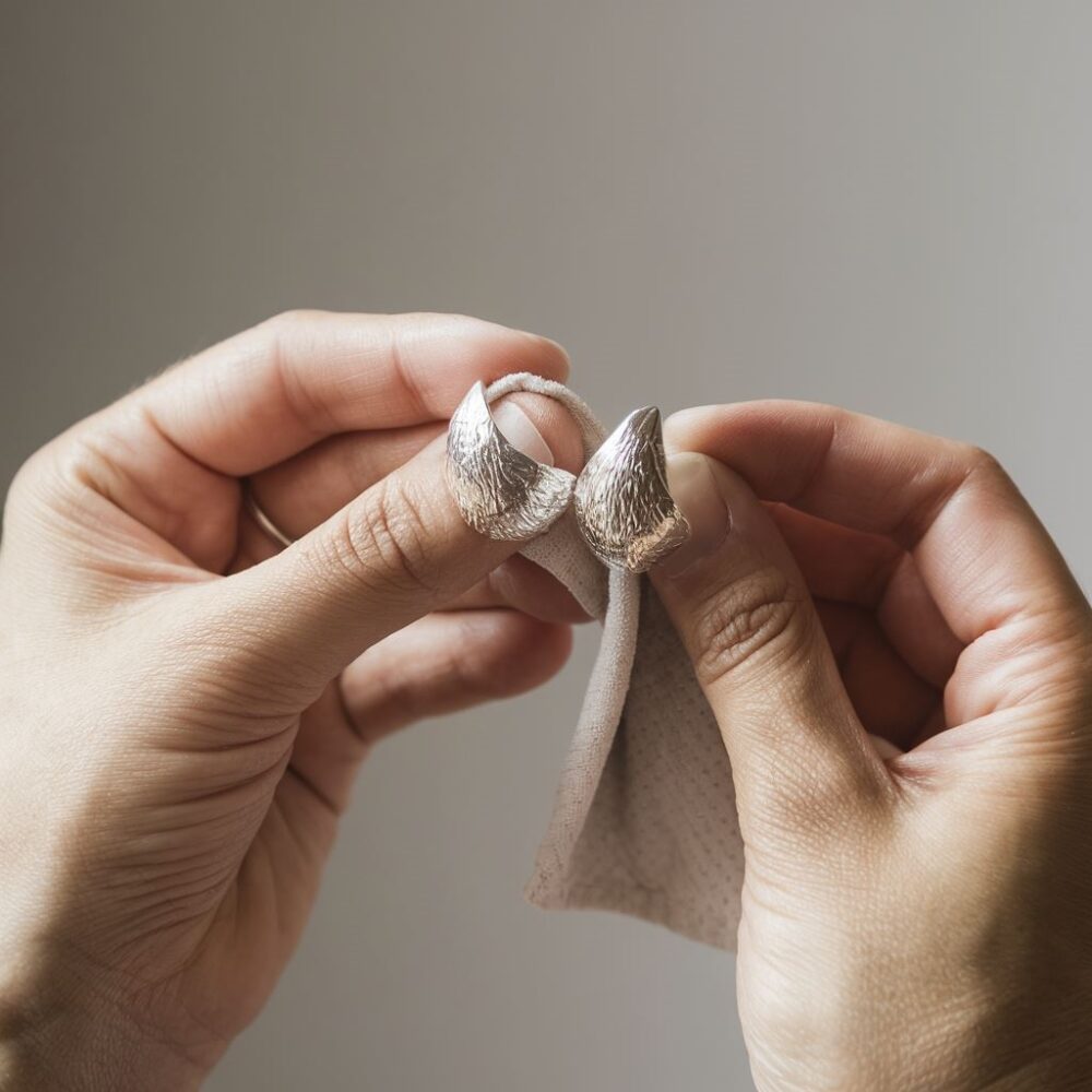 polerowanie biżuterii srebrnej