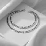 srebrna biżuteria na szyję