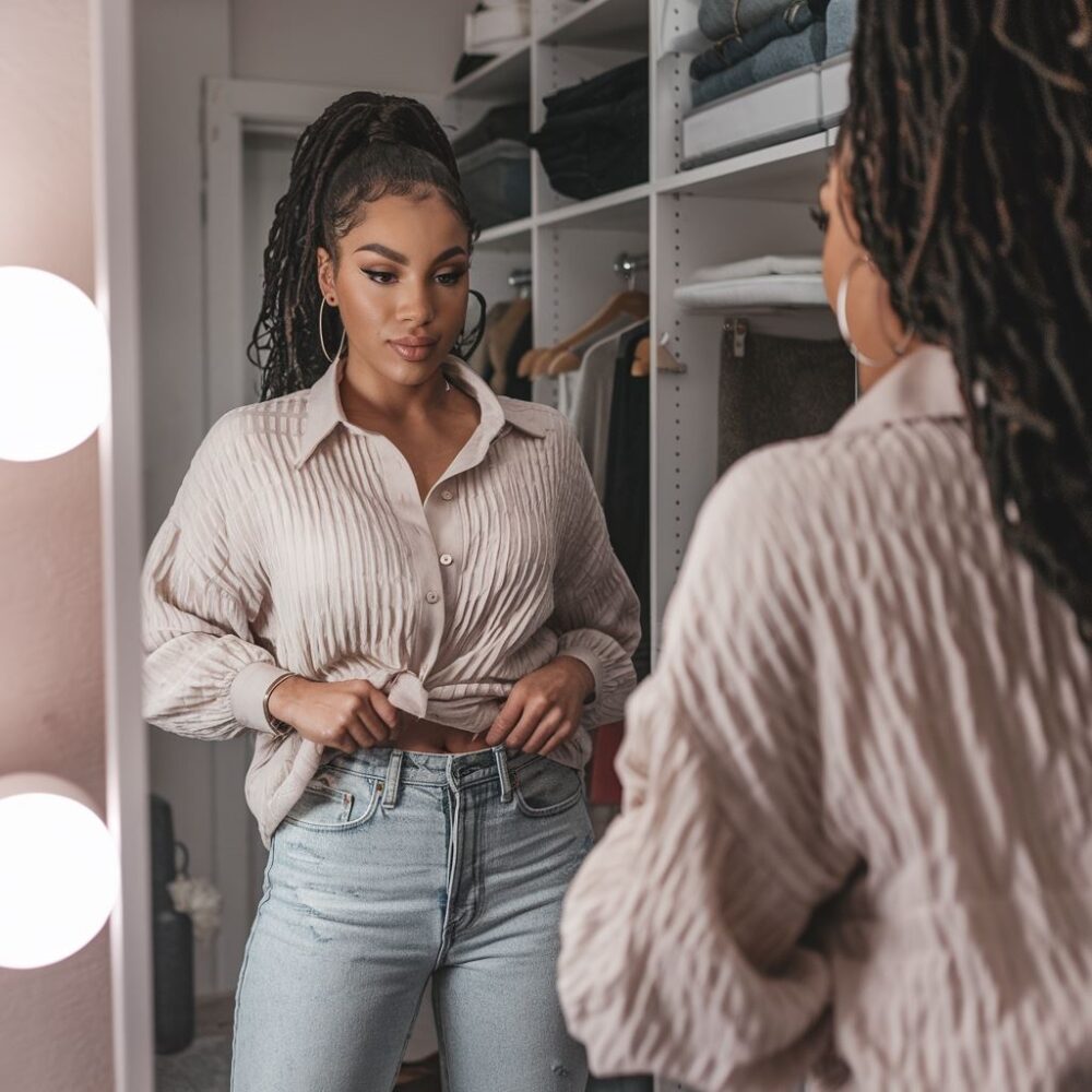 stylizacja bluzki i spodni