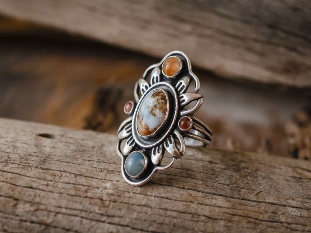 stylowe srebrne pierścionki