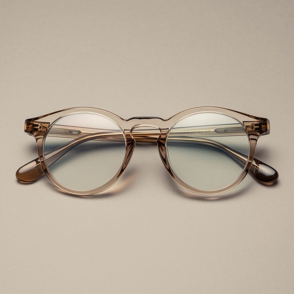 vintage oprawki bez szkieł korekcyjnych