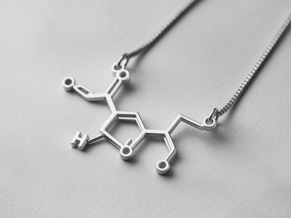 wzór chemiczny na zawieszce
