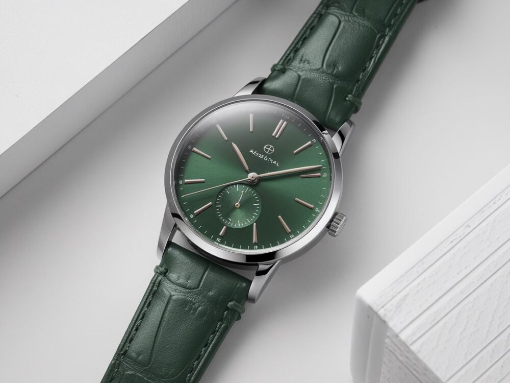 zielony zegarek damski